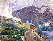 John Singer Sargent Artist in the Simplon Germany oil painting artist